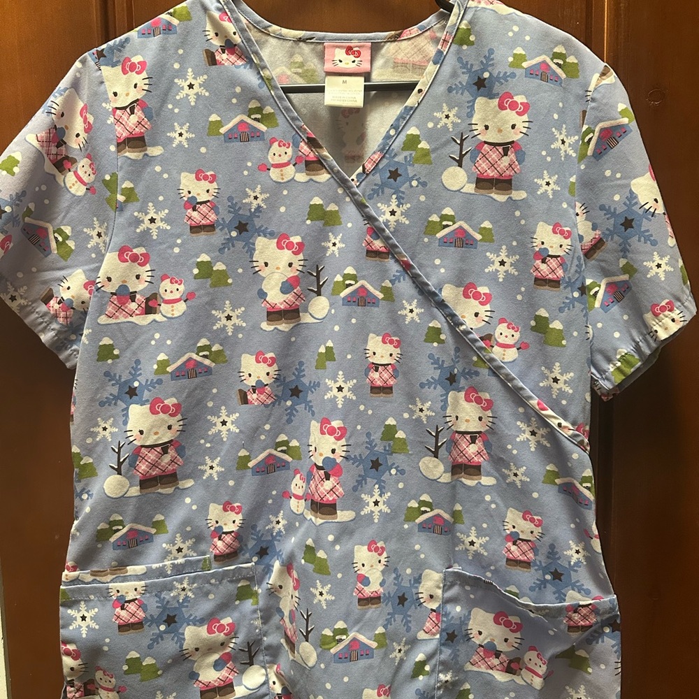 Hello Kitty women’s Scrub Top